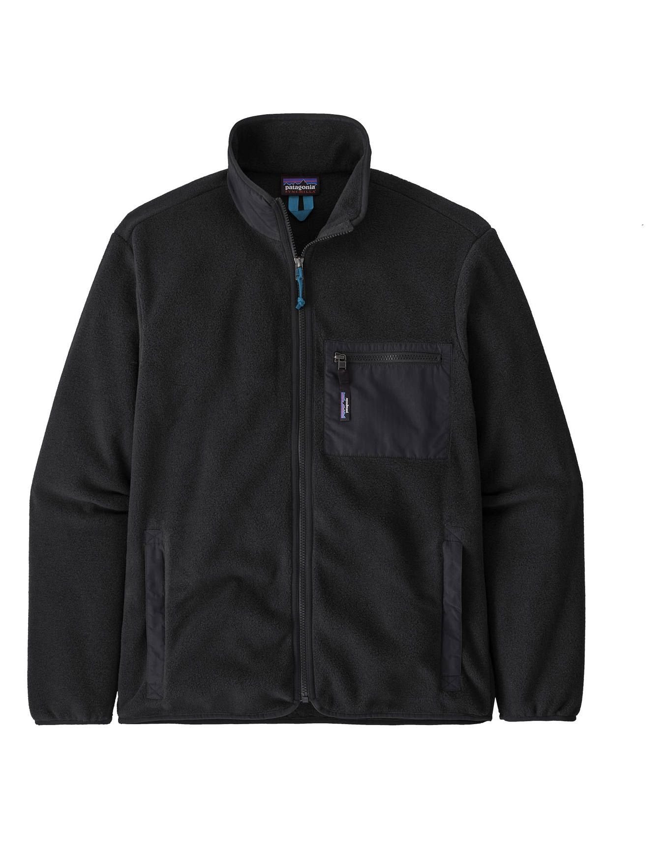 Polaire zippée noire en recyclé - synch jkt black