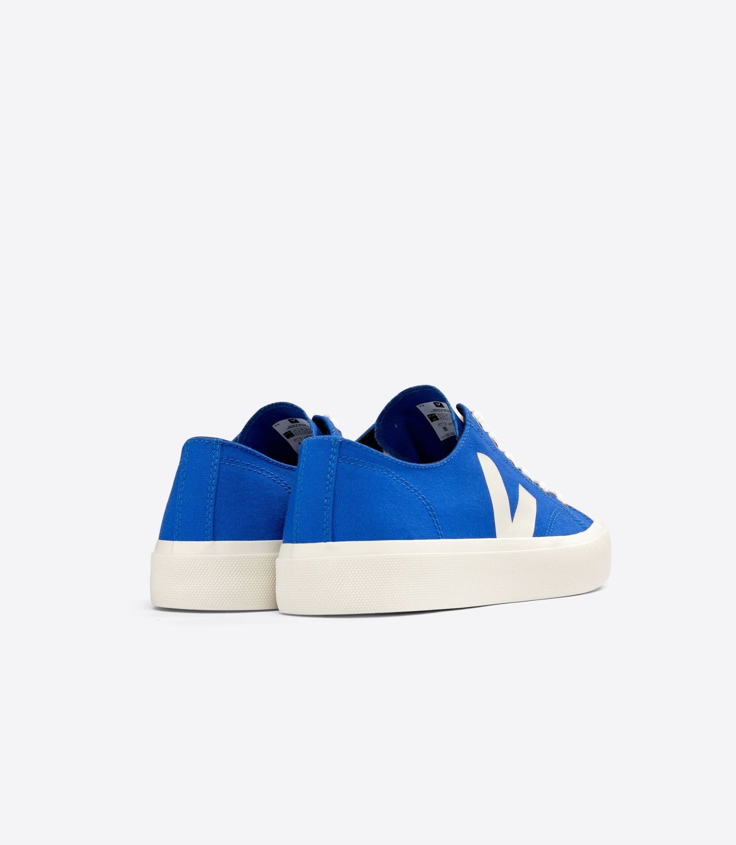 Baskets basses en coton bio | bleu "wata ii low canvas paros pierre"