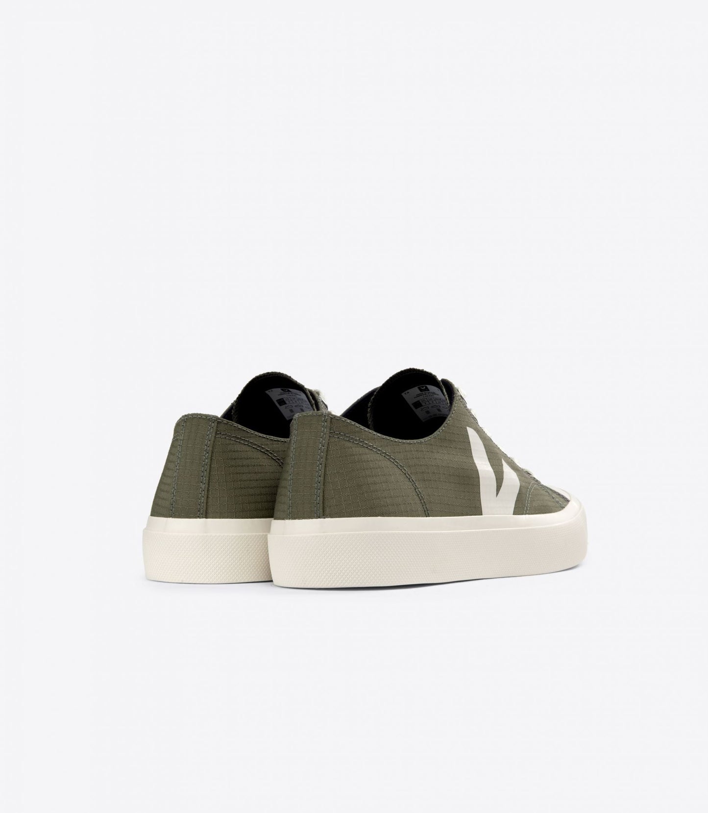 Baskets basses en polyester recyclé | kaki "wata ii low ripstop kaki pierre"
