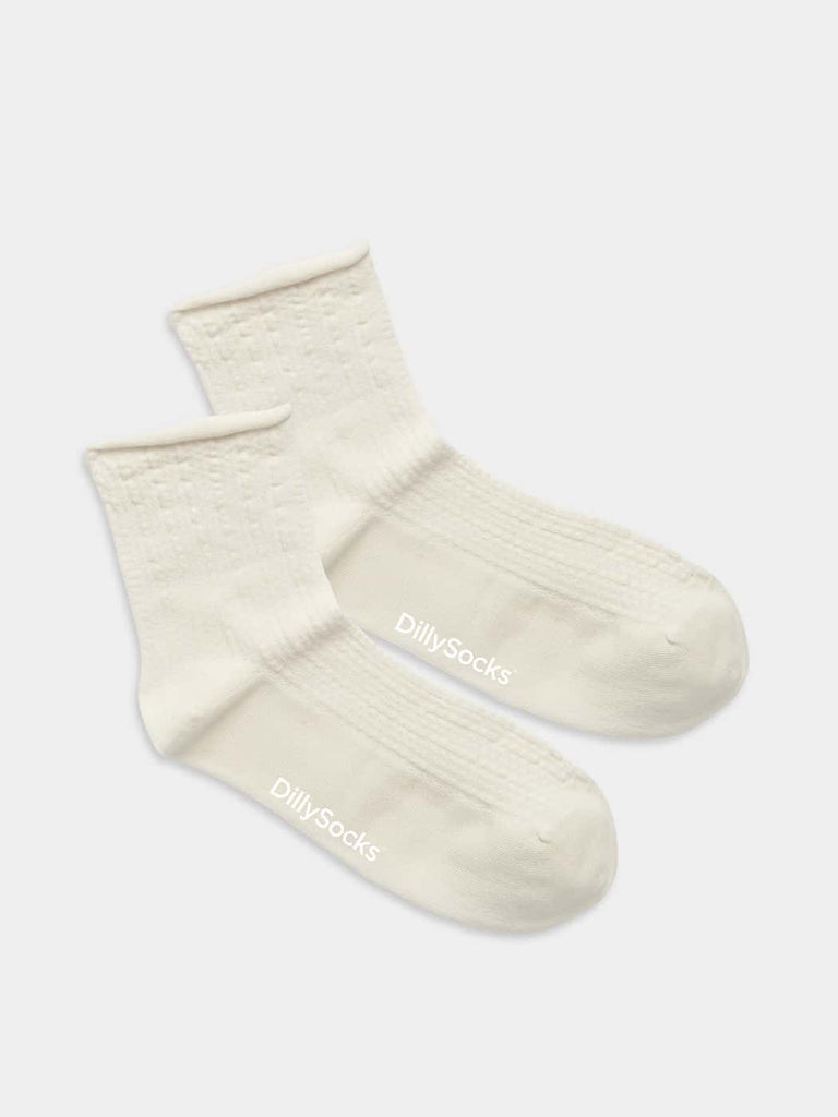 Chaussettes en coton bio | écru "innocent white"