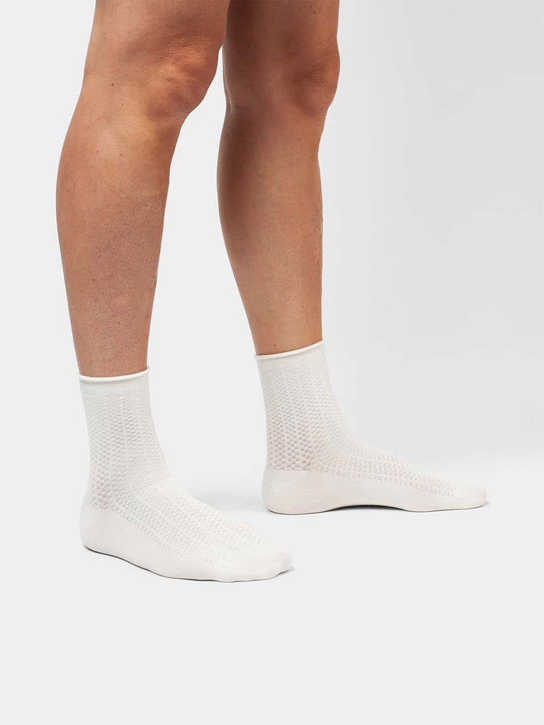 Chaussettes en coton bio | écru "innocent white"
