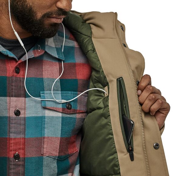 Parka imperméable en recyclé | Marron "lone mountain parka moose brown"