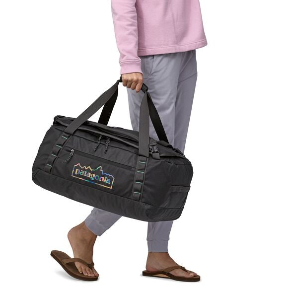 Sac de voyage 40L en polyester recyclé | noir "black hole duffel 40l unity fitz ink black"