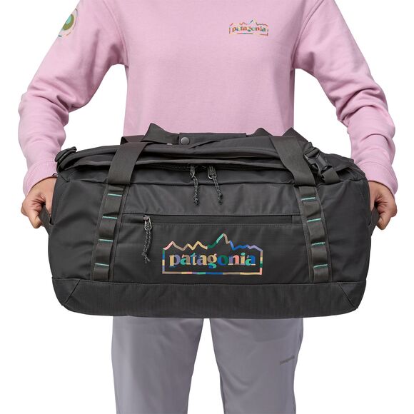 Sac de voyage 40L en polyester recyclé | noir "black hole duffel 40l unity fitz ink black"