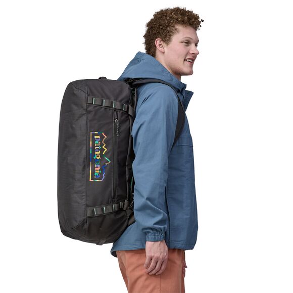 Sac de voyage 55L en polyester recyclé | noir "black hole duffel 55l unity fitz ink black"