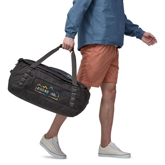 Sac de voyage 55L en polyester recyclé | noir "black hole duffel 55l unity fitz ink black"