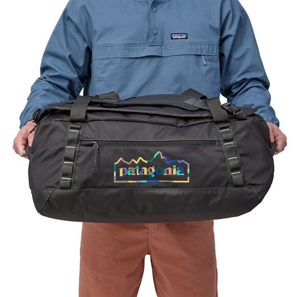 Sac de voyage 55L en polyester recyclé | noir "black hole duffel 55l unity fitz ink black"