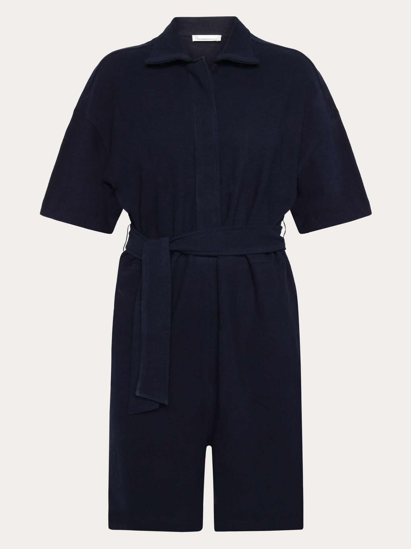 Combi-short éponge en coton biologique | marine "posey wide fit bouclé playsuit night sky"