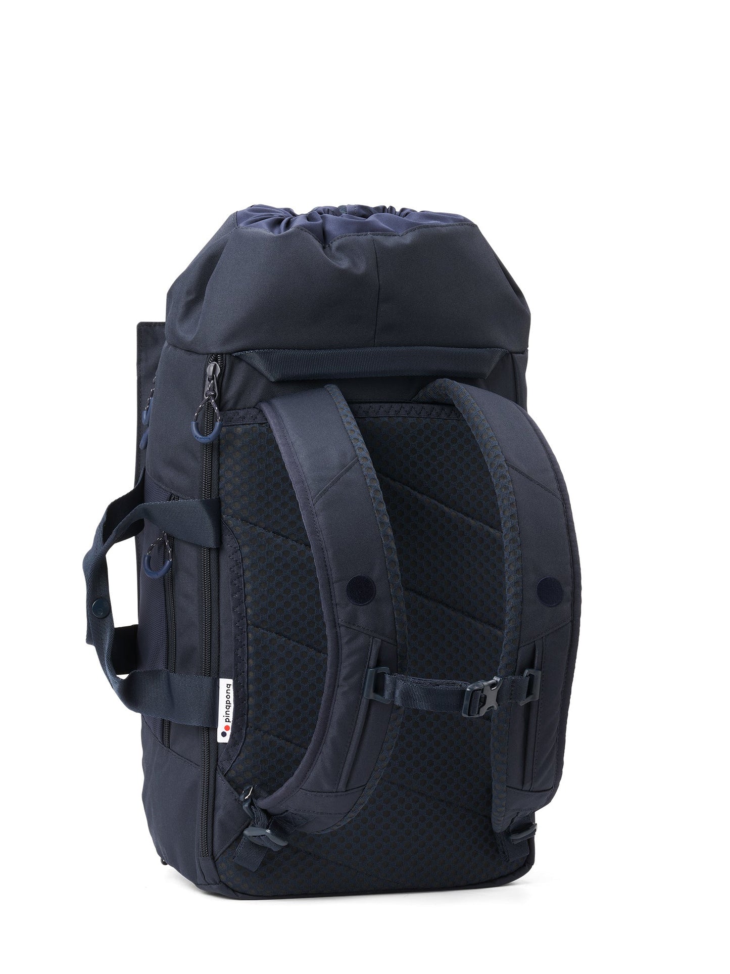 Sac à dos en matière recyclée | bleu "blok medium fjord navy"