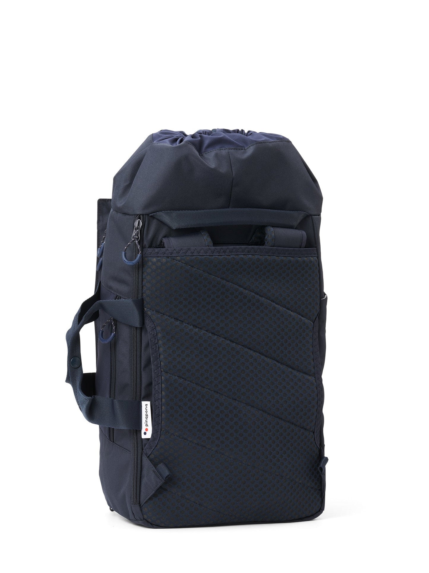 Sac à dos en matière recyclée | bleu "blok medium fjord navy"
