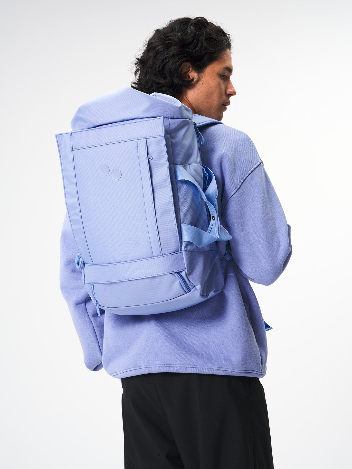 Sac à dos en matière recyclée | bleu "blok medium pool blue"