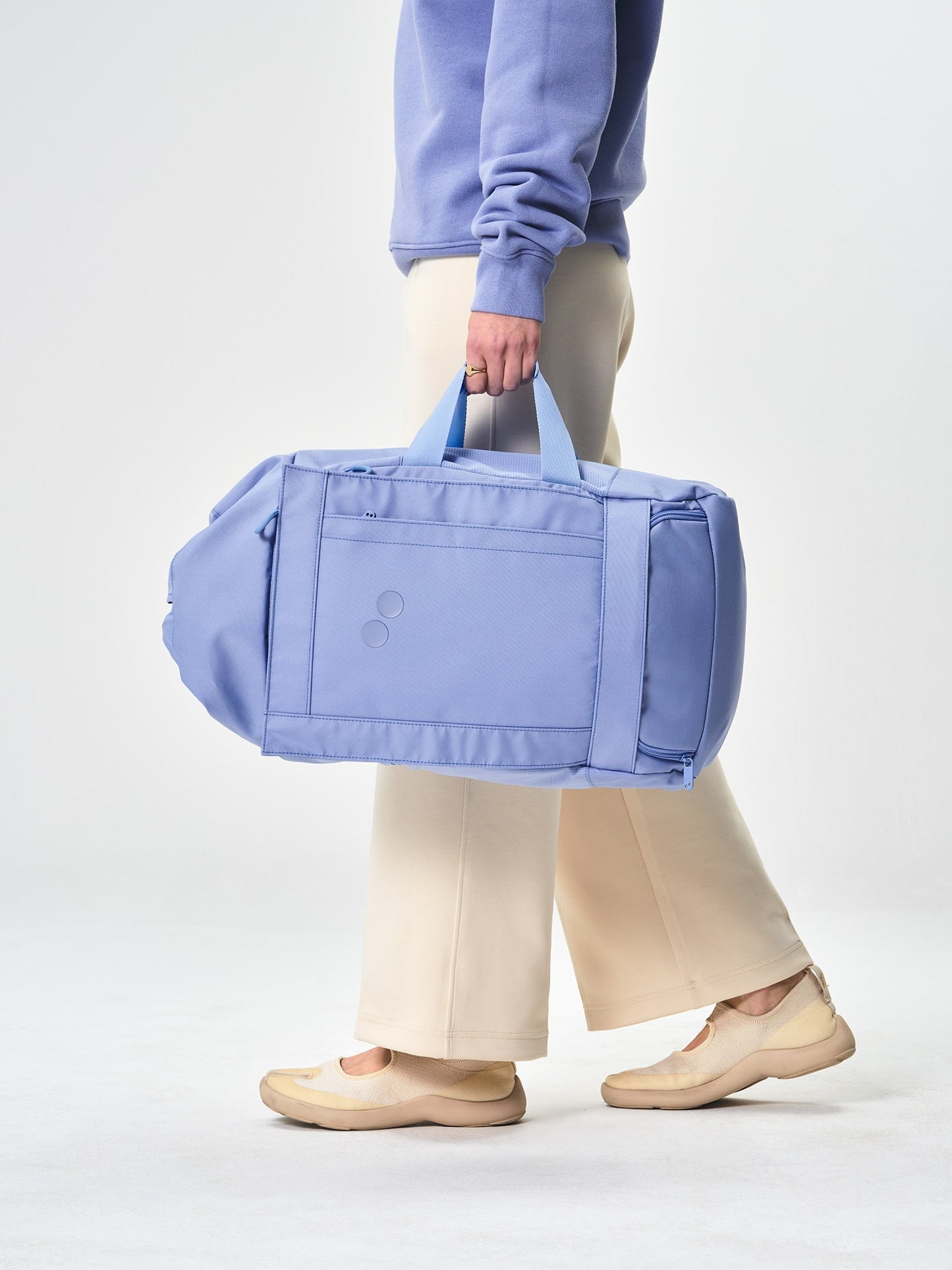 Sac à dos en matière recyclée | bleu "blok medium pool blue"
