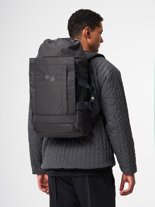 Sac à dos en matière recyclée | gris "Blok medium deep anthra"
