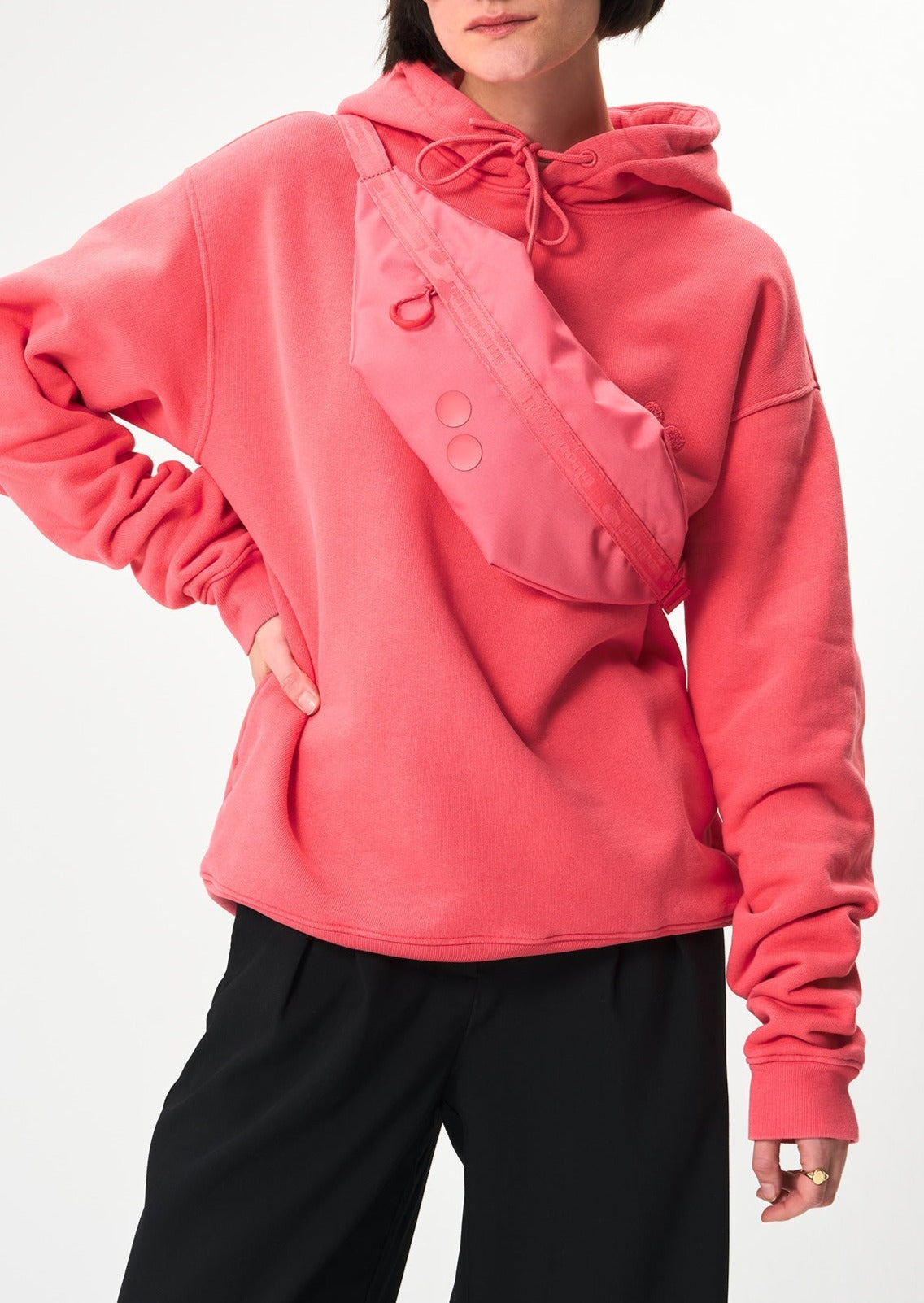 Banane en matière recyclée | rose "brik watermelon pink"