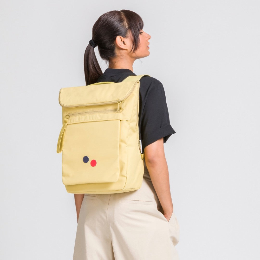 Sac à dos jaune recyclé - klak