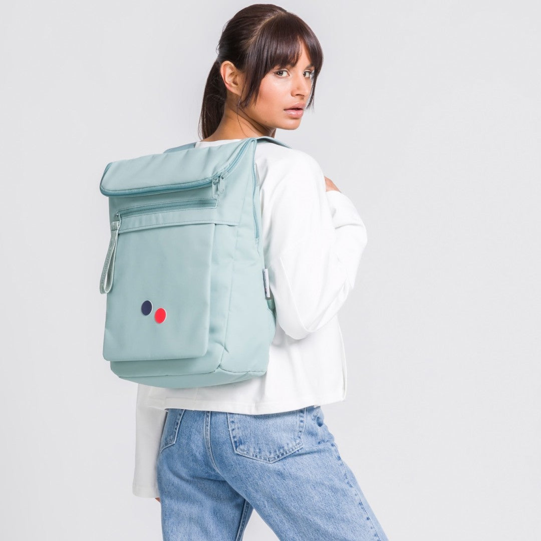 Sac à dos vert menthe recyclé - Klak