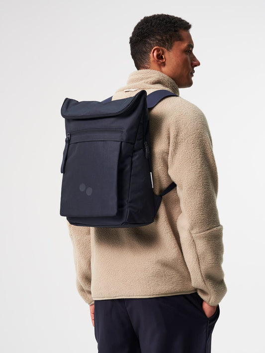 Sac à dos en matière recyclée | bleu "Klak fjord navy"