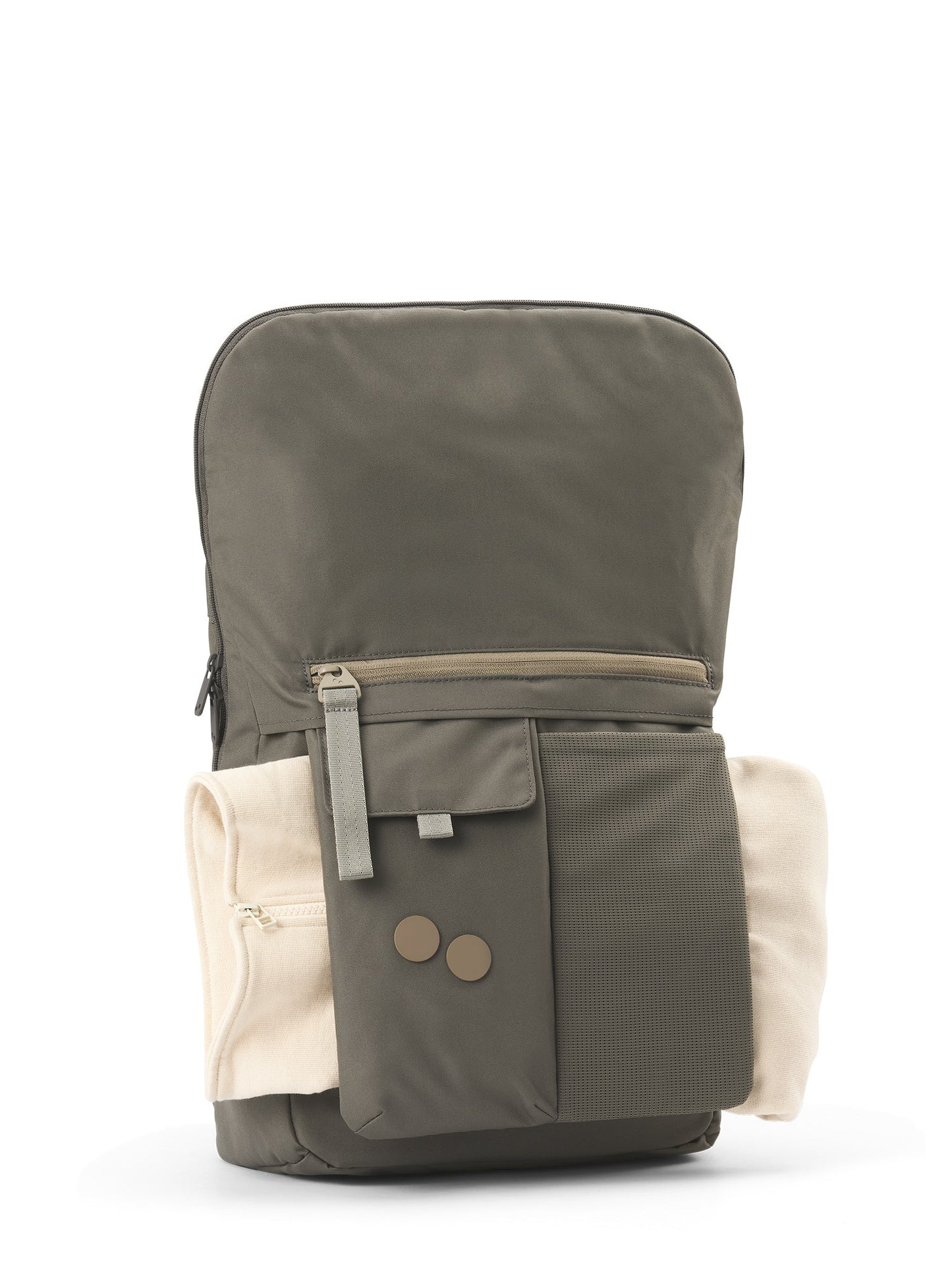 Sac à dos en matière recyclée | kaki "Klak construct olive"