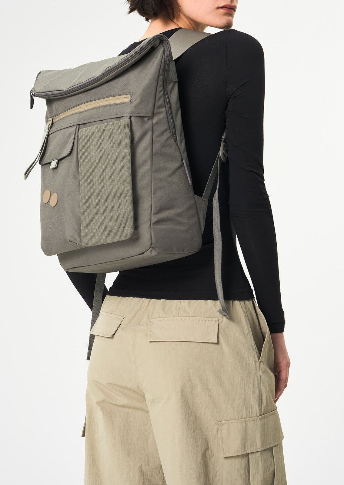 Sac à dos en matière recyclée | kaki "Klak construct olive"