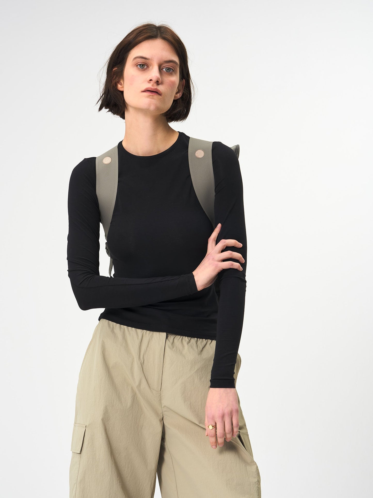 Sac à dos en matière recyclée | kaki "Klak construct olive"
