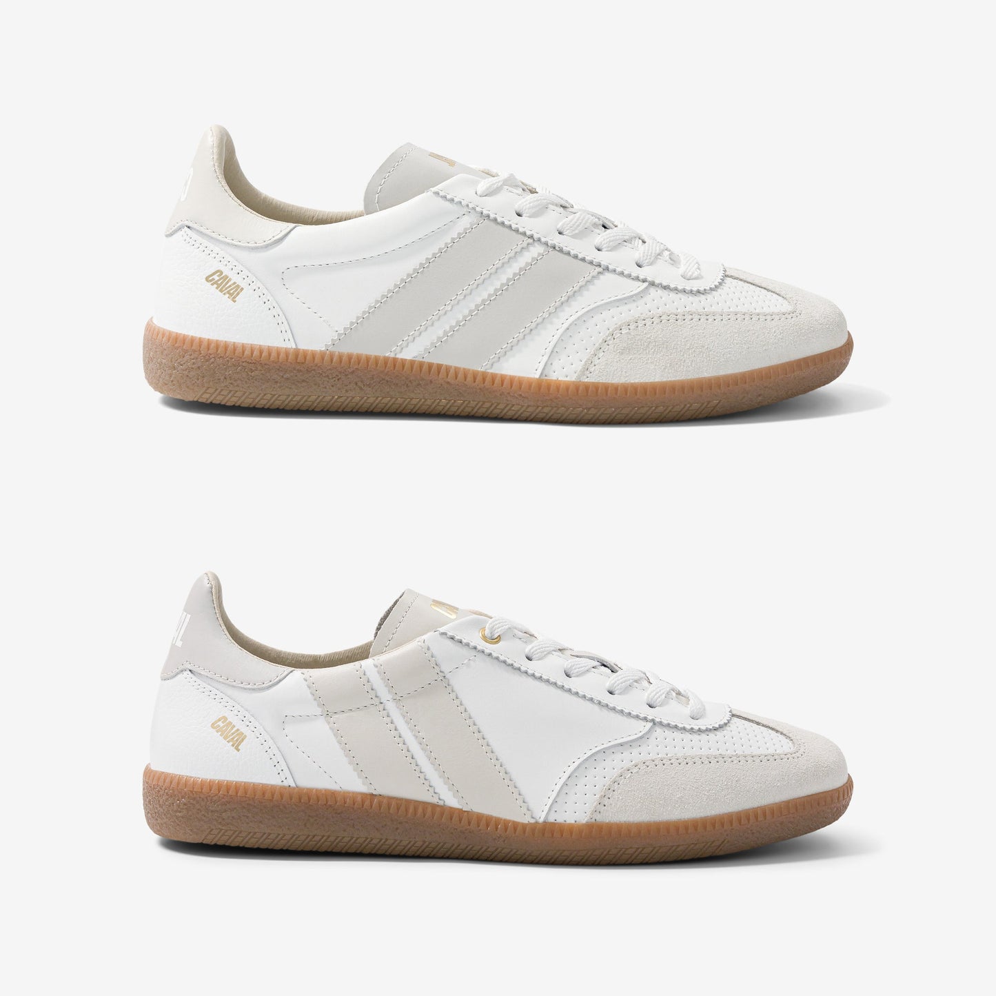 Baskets en cuir certifié | blanc "pure whisper"