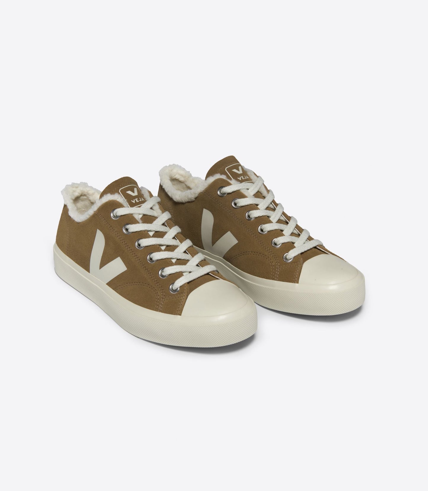 Baskets basses en suède | marron "wata ii low fured suede tent pierre"