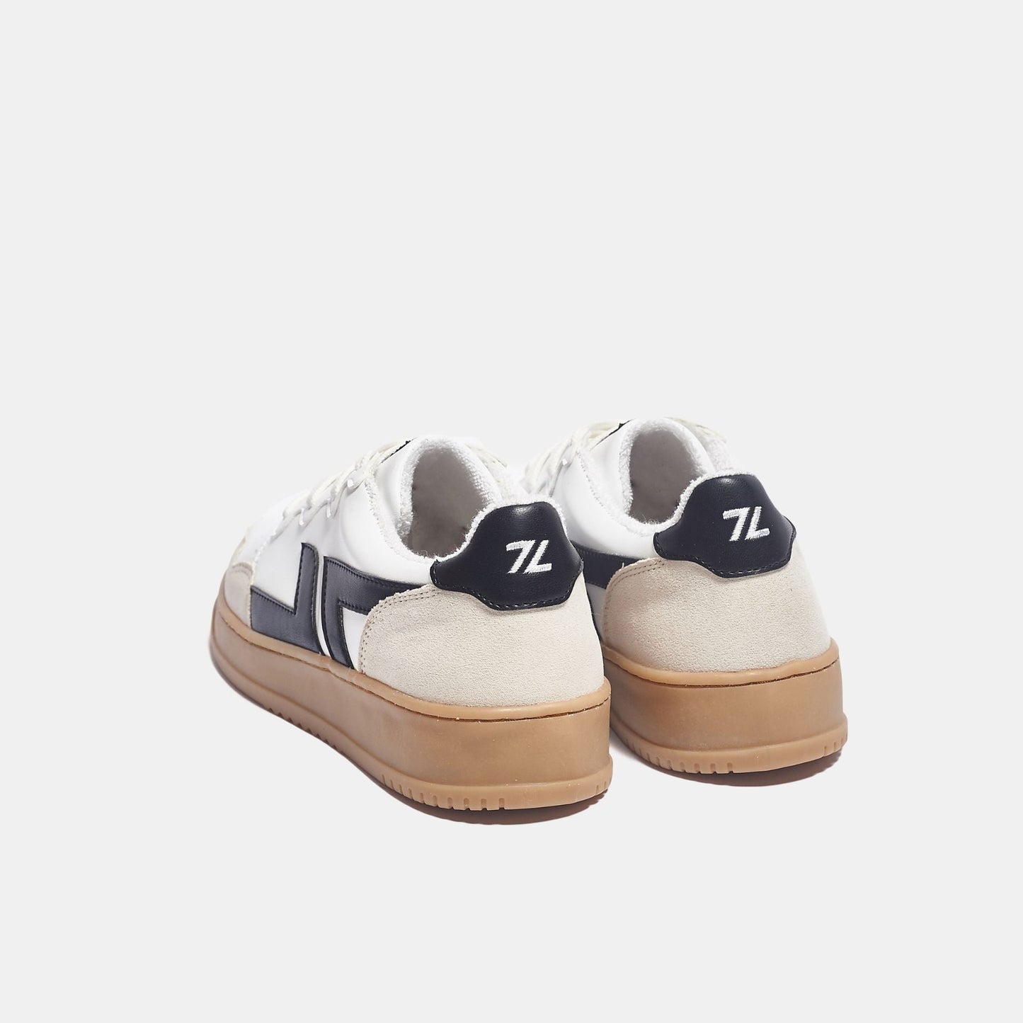 Baskets vegan noires semelles camel | "beta b2 noir"