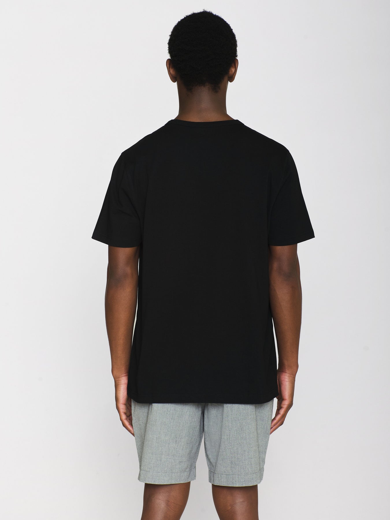 Ensemble de pyjama short en coton bio | Noir et gris "pajamas set black jet"