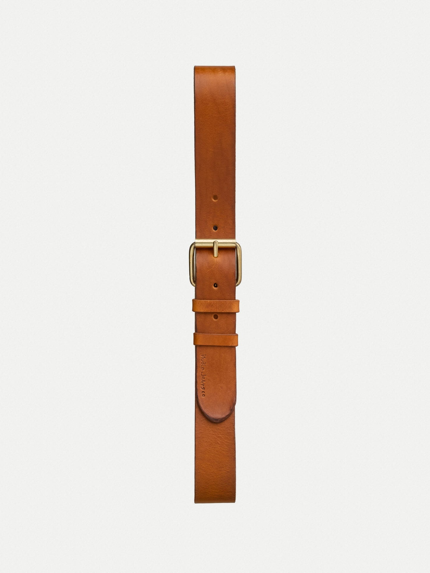 Ceinture en cuir tanné végétal | caramel "Pedersson toffee brown"