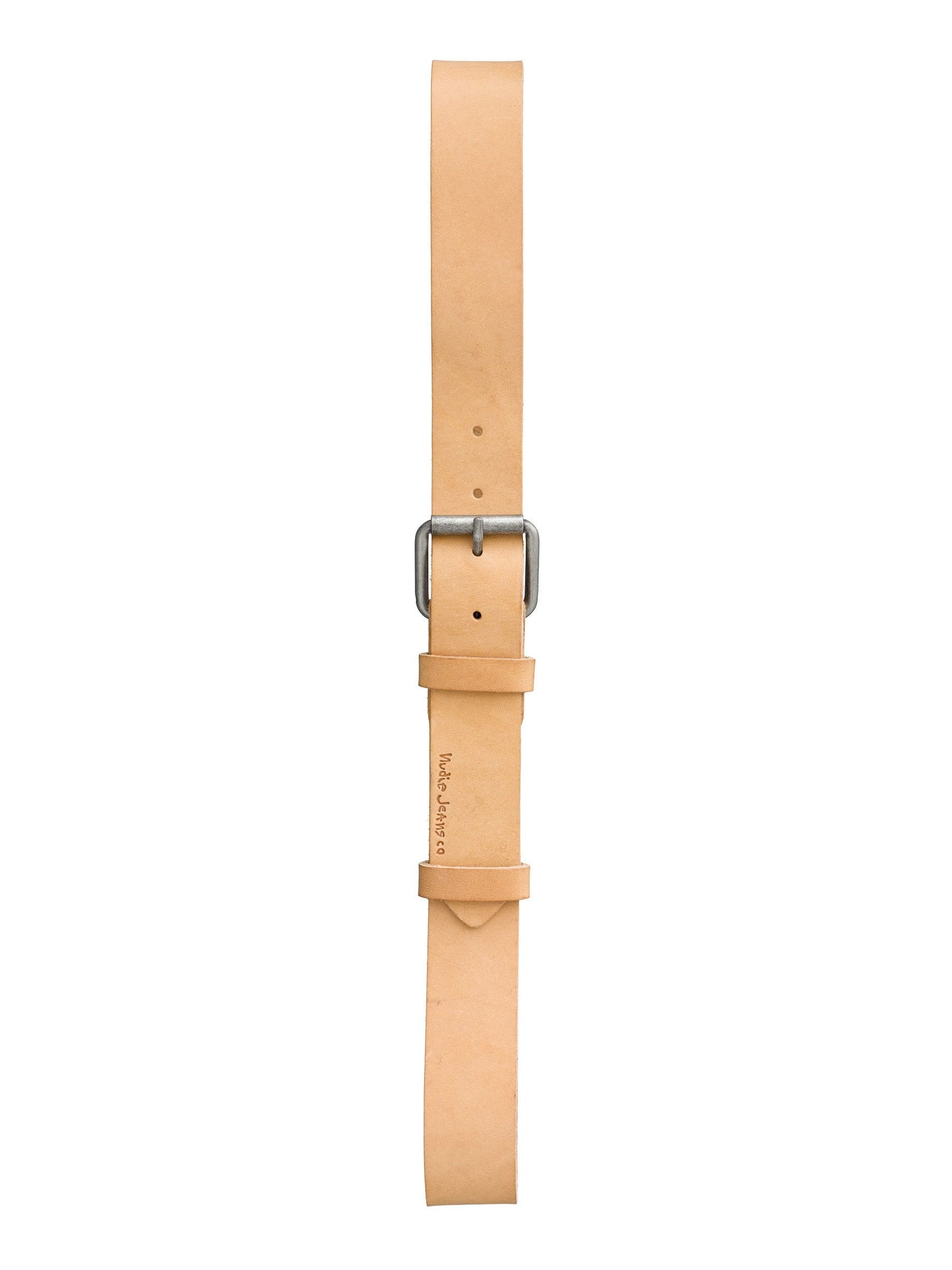 Ceinture beige en cuir tanné végétal - Pedersson