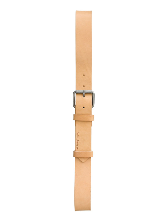 Ceinture beige en cuir tanné végétal - Pedersson