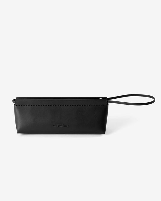 Trousse noire en matières recyclées - pencil pouch black