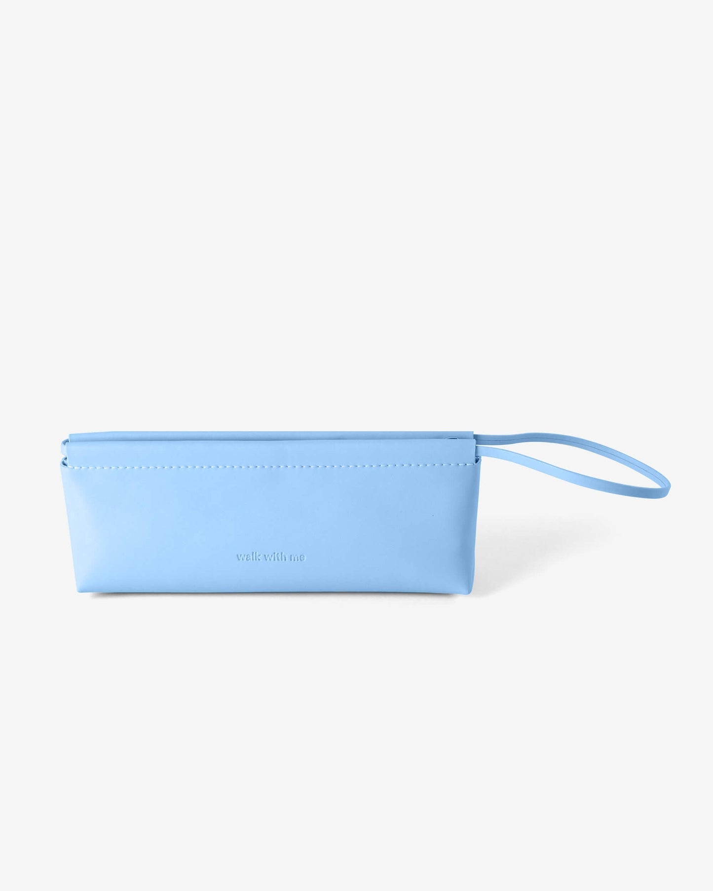 Trousse bleue ciel en matières recyclées - pencil pouch lightblue