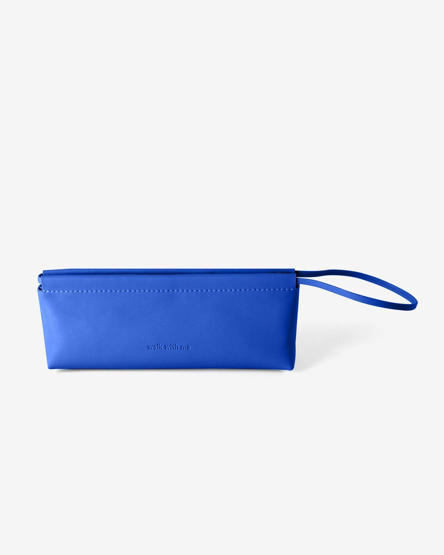 Trousse bleue en matières recyclées - pencil pouch klein
