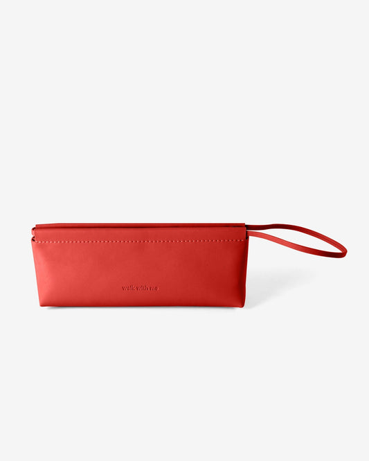 Trousse rouge en matières recyclées - pencil pouch red