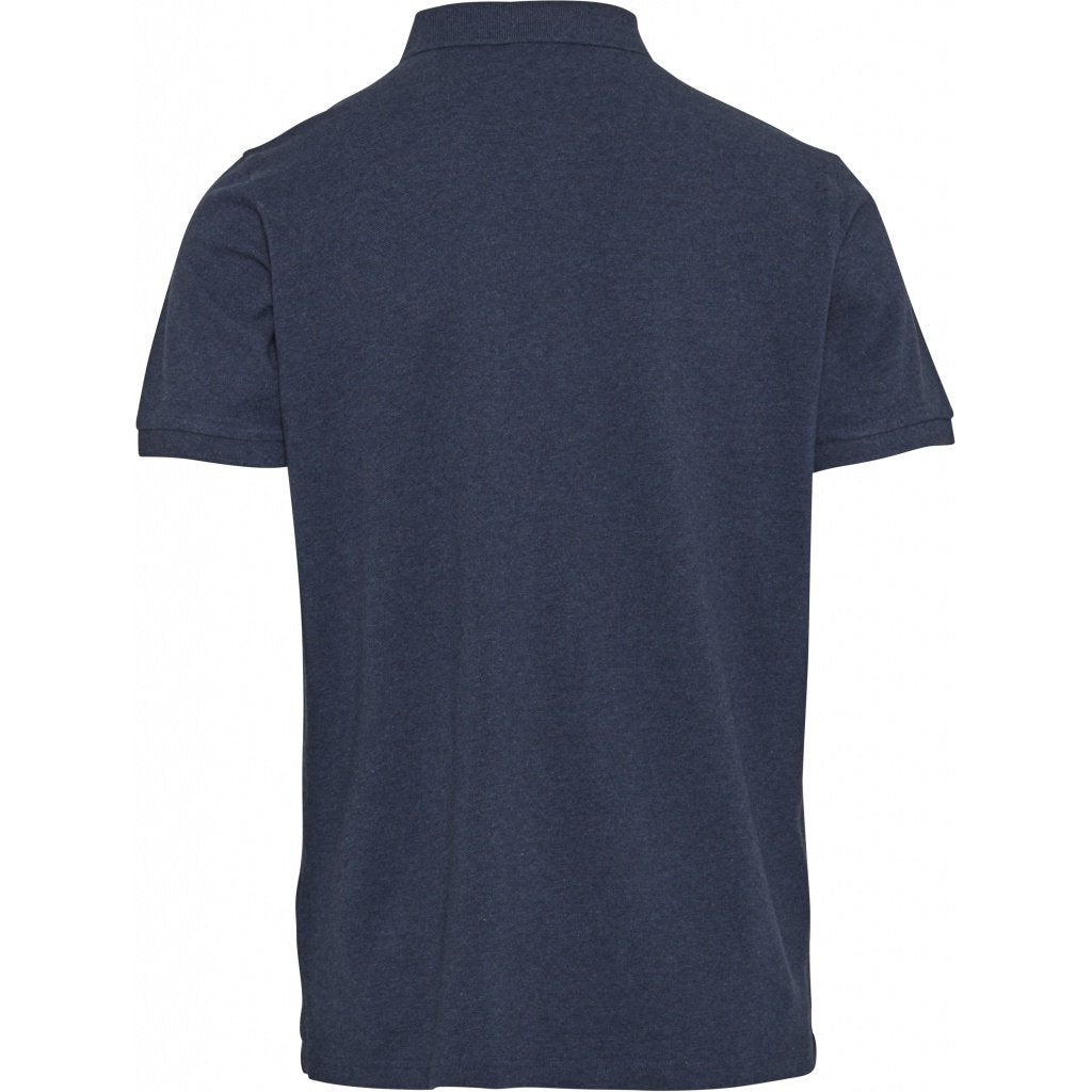 Polo piqué marine en coton bio - polo