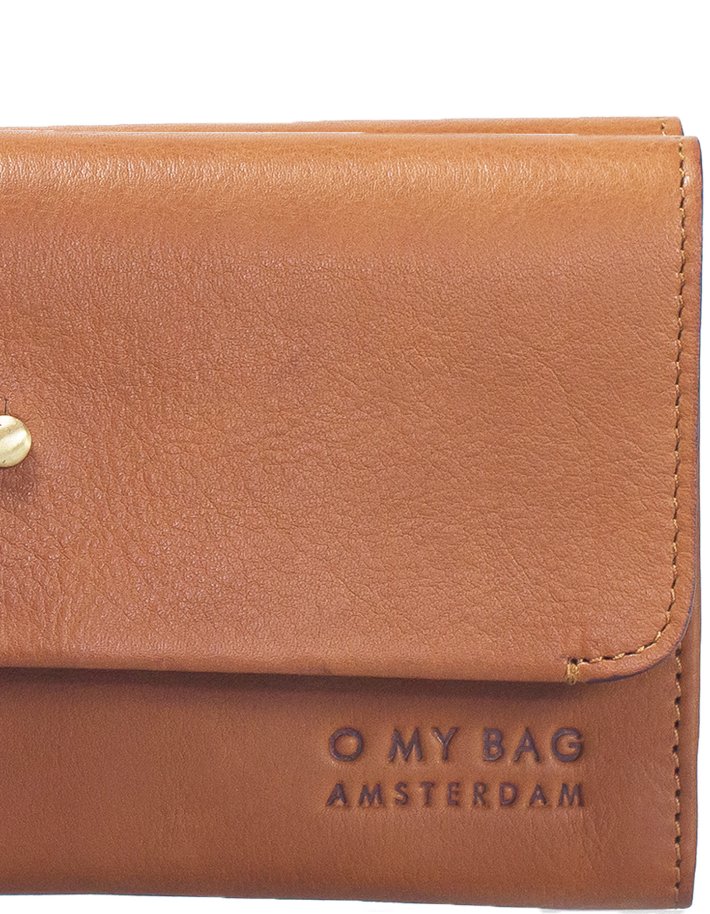 Portefeuille en cuir grainé certifié | Marron "pixie's pouch wild oak soft grain leather"