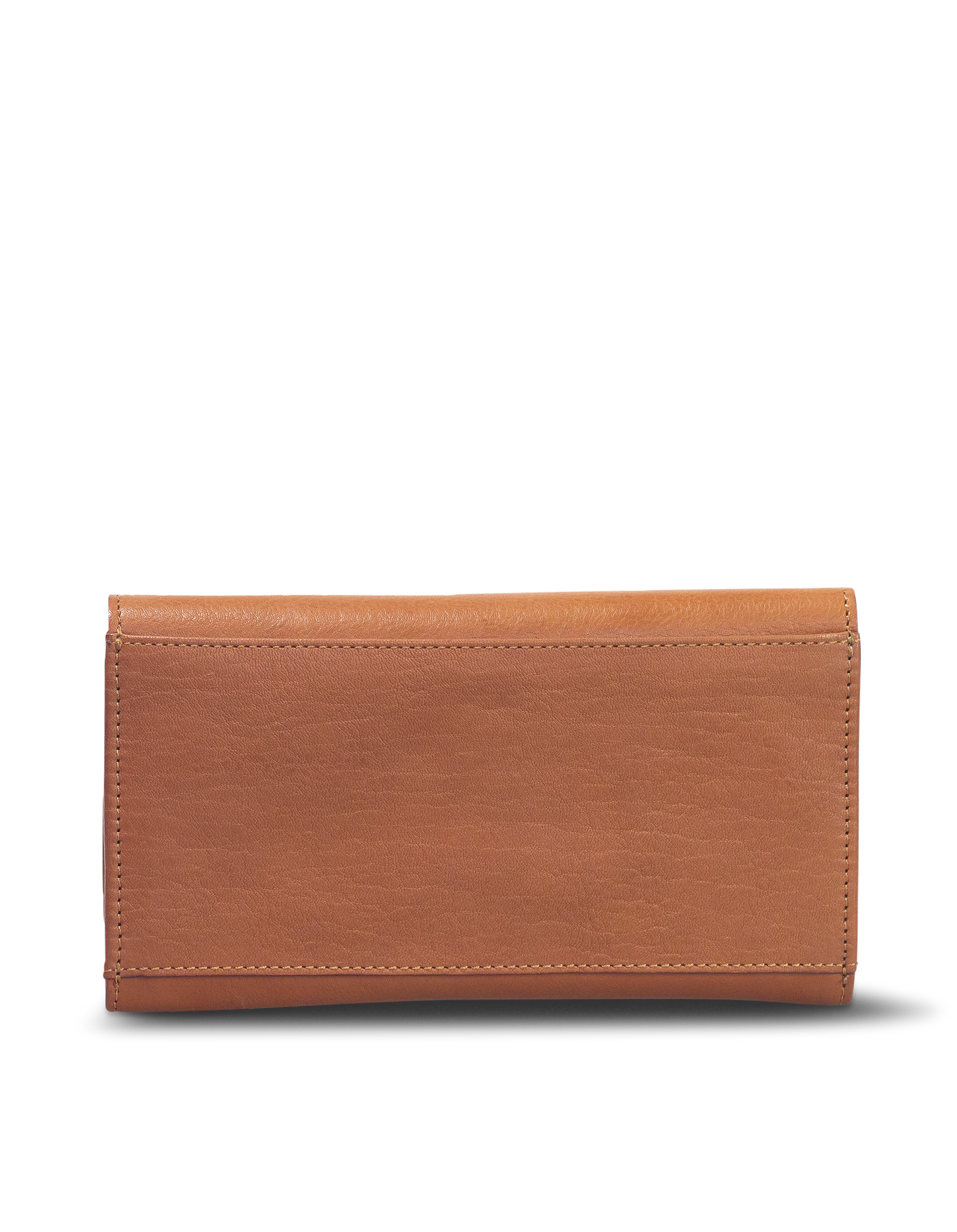 Portefeuille en cuir grainé certifié | Marron "pixie's pouch wild oak soft grain leather"
