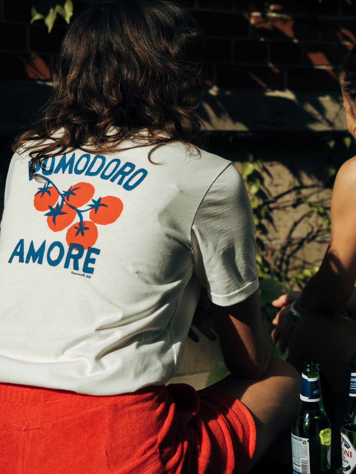 pomodoro amore t-shirt - white