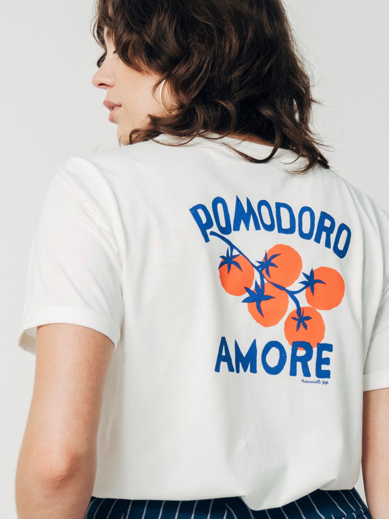 pomodoro amore t-shirt - white