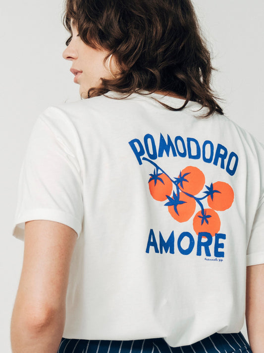 pomodoro amore t-shirt - white