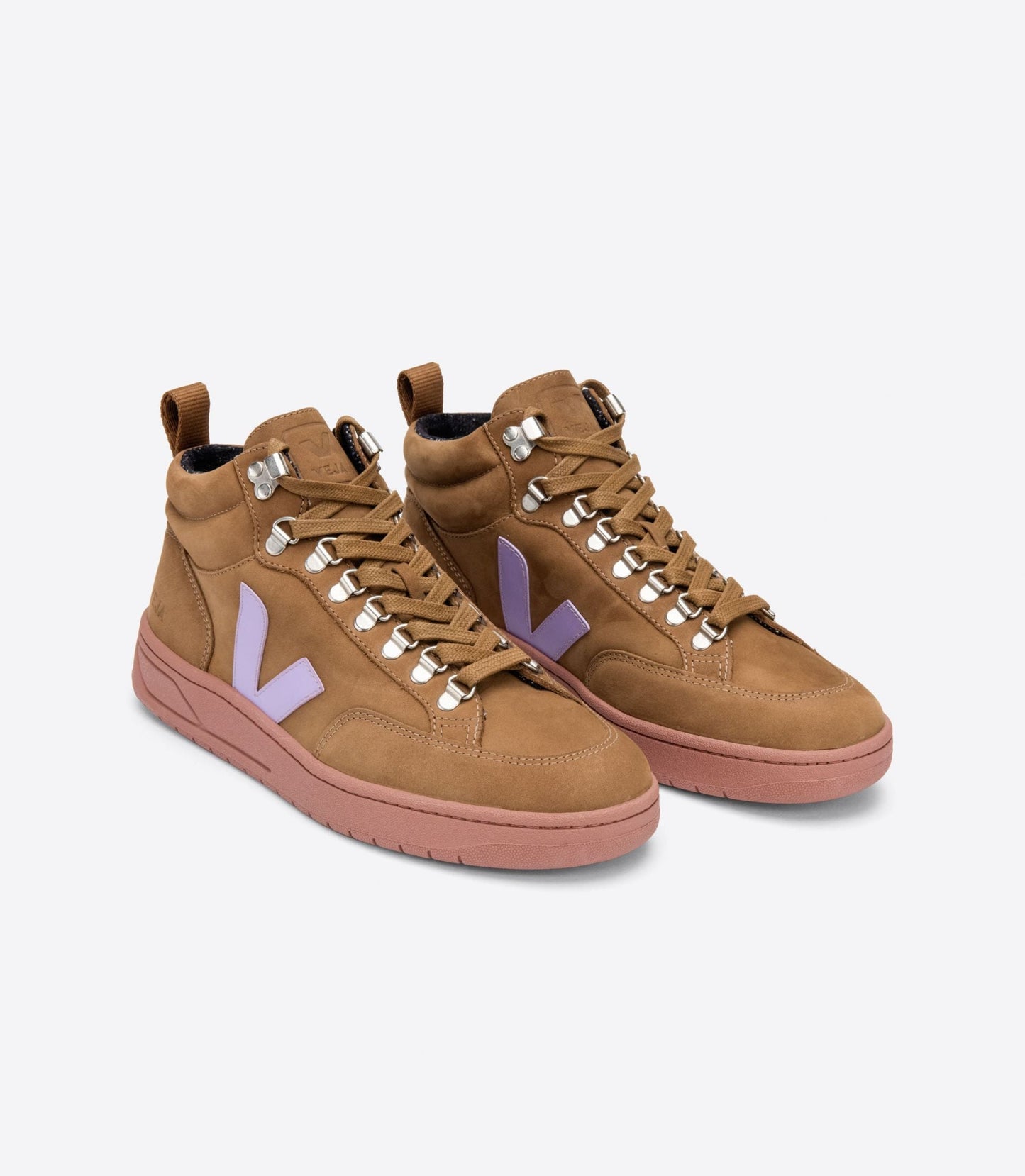 Baskets roraima suede brown lavande