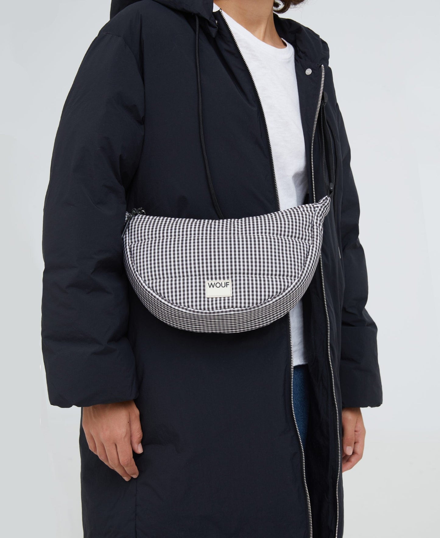 Banane matelassée en recyclé | "chloe crossbody bag"
