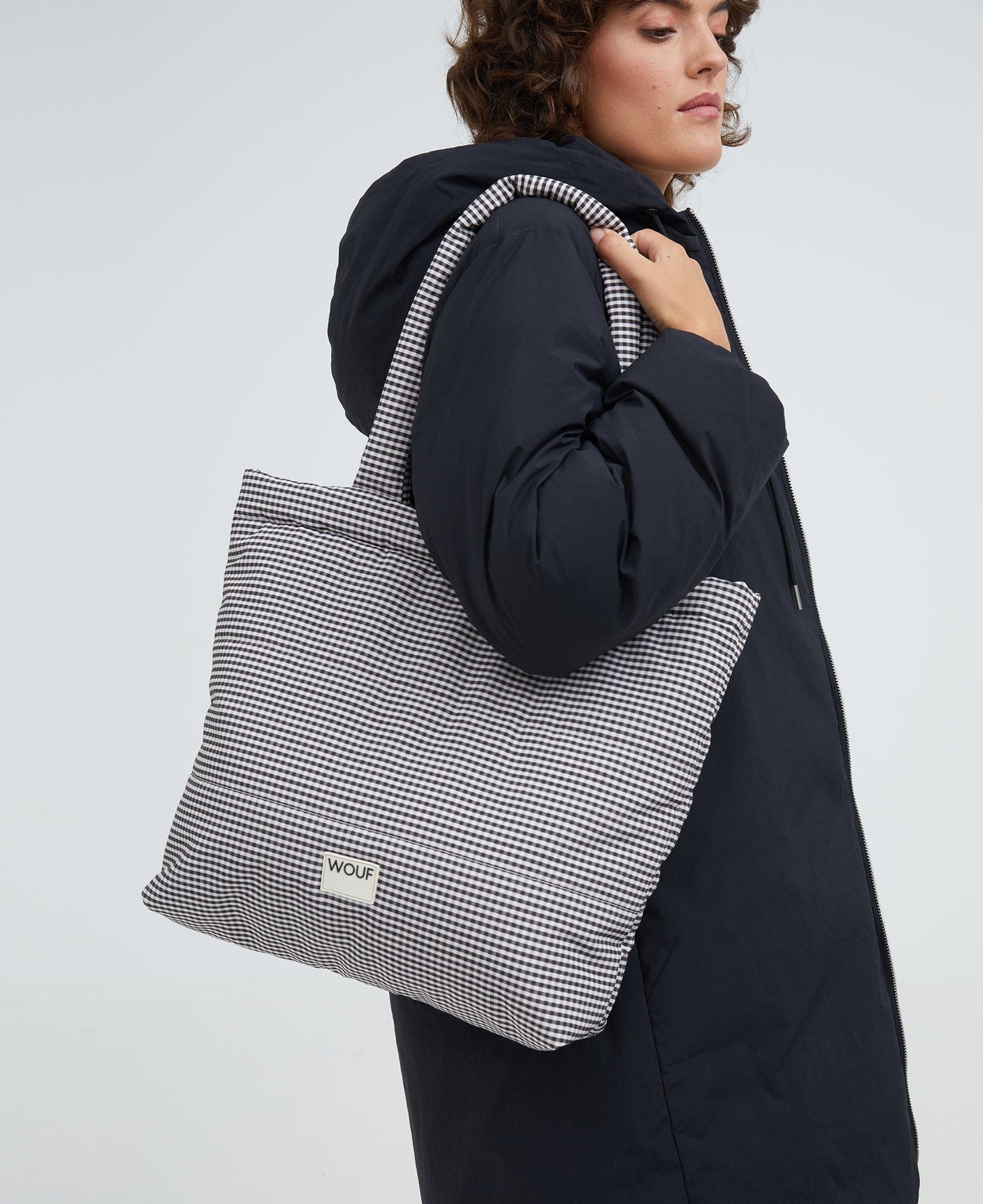 Tote bag matelassé en recyclé | "chloe tote bag"