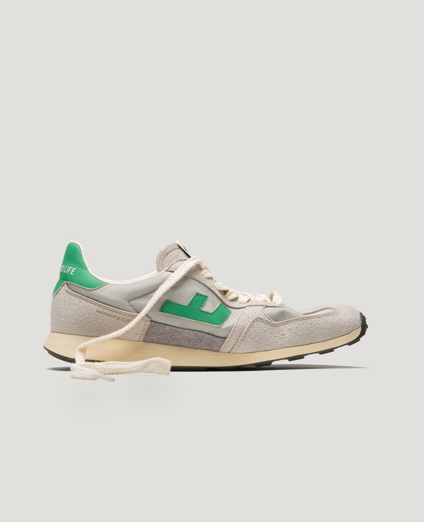 Baskets vegan | gris "marathon club gray erba" | Grey erba