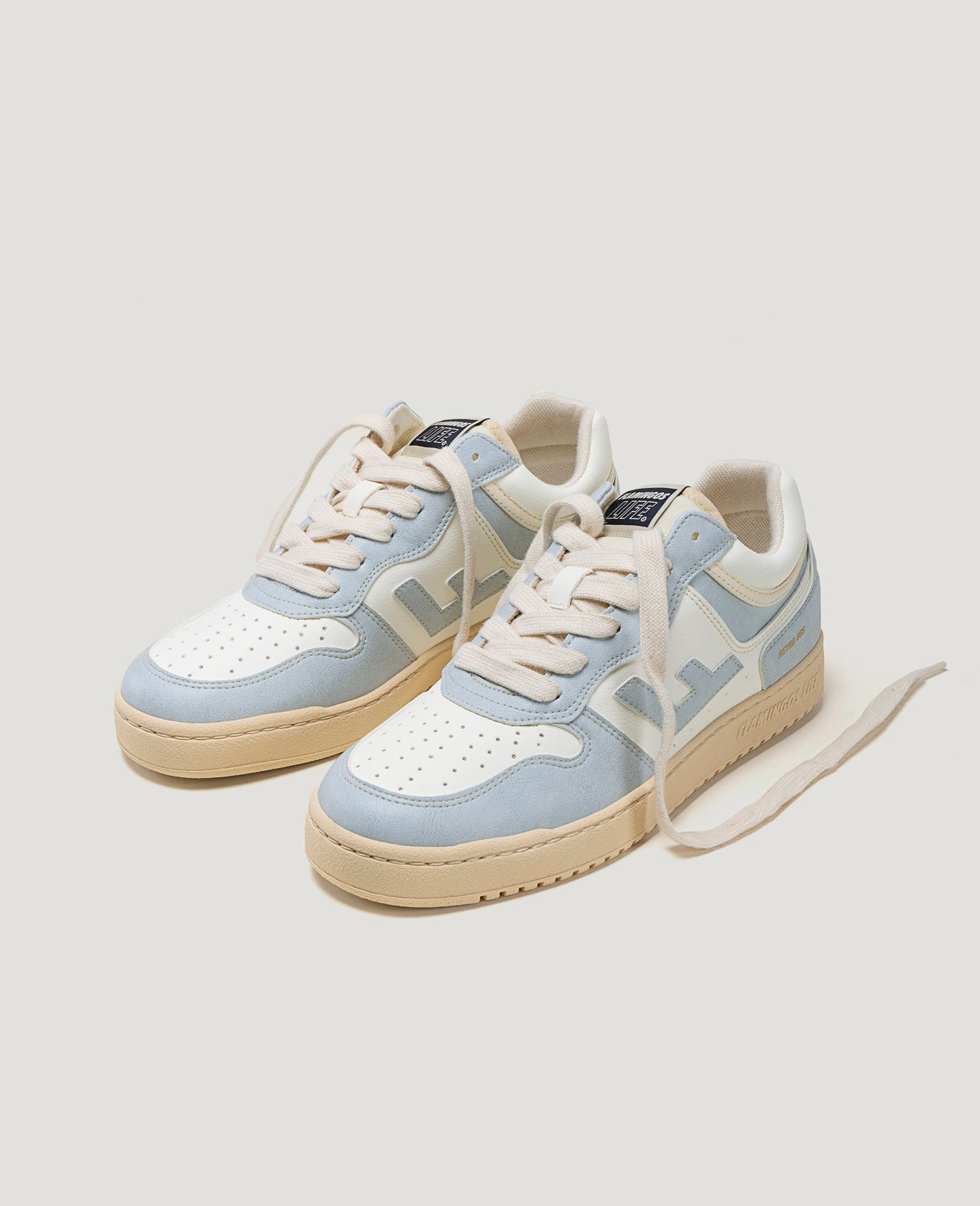 Baskets vegan en matière recyclée | beige "retro 86s fog vanilla fog vanilla"