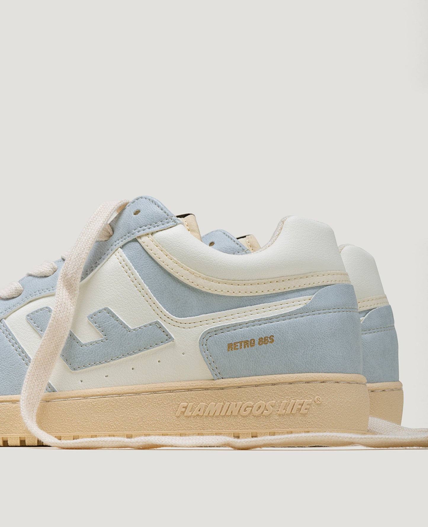Baskets vegan en matière recyclée | beige "retro 86s fog vanilla fog vanilla"