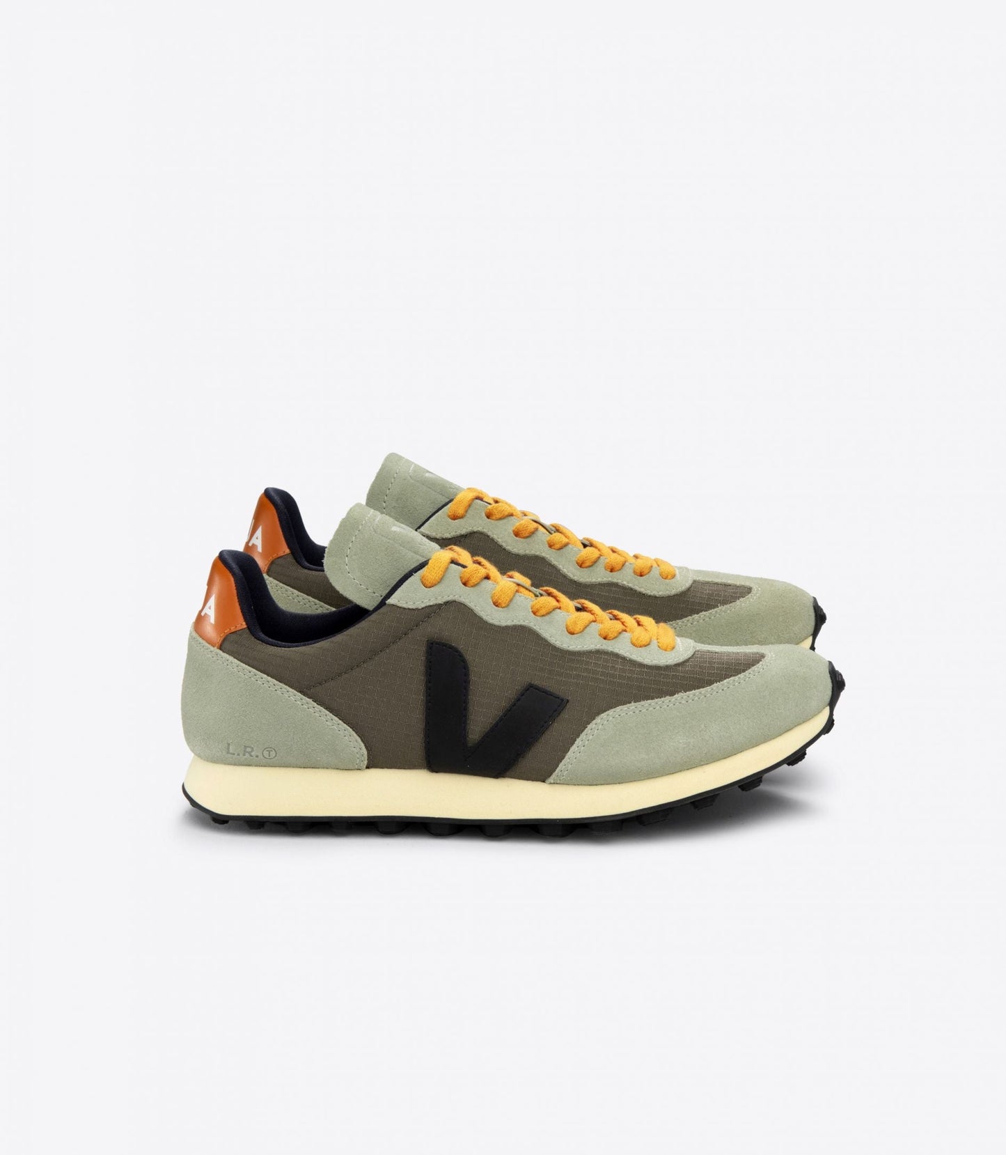 Baskets en polyester recyclé | kaki "rio branco ripstop kaki black"