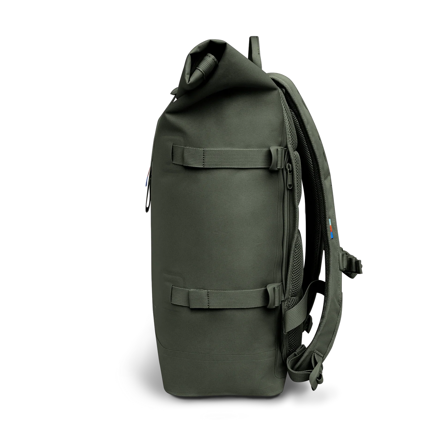 Sac à dos 31L en matière recyclée | vert "ROLLTOP 2.0 algae"