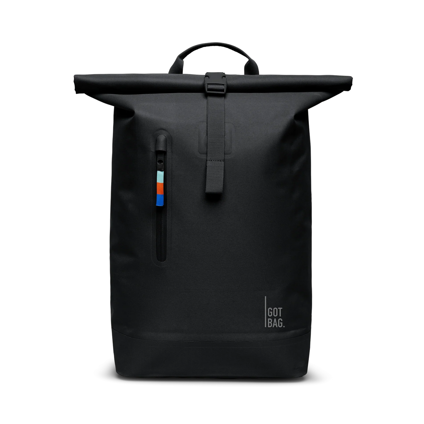 Sac à dos imperméable 26L en matière recyclée | noir "ROLLTOP LITE 2.0 MONOCHROME BLACK"